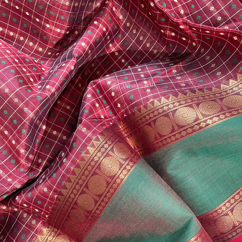 Kanchi Silk Cotton Lakshadeepam Saree