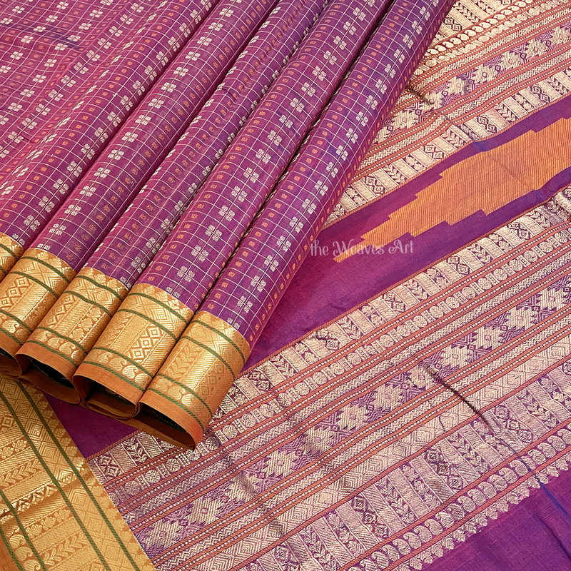 Kanchi Silk Cotton Zari Sarees