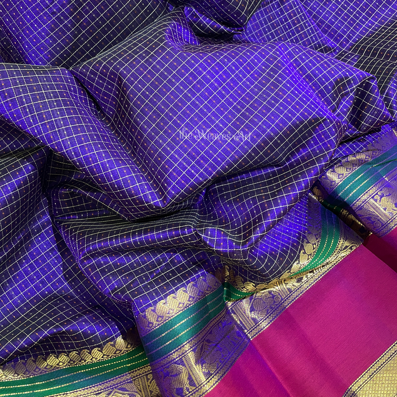 Kanchipuram Lakshadeepam Silk Cotton Saree