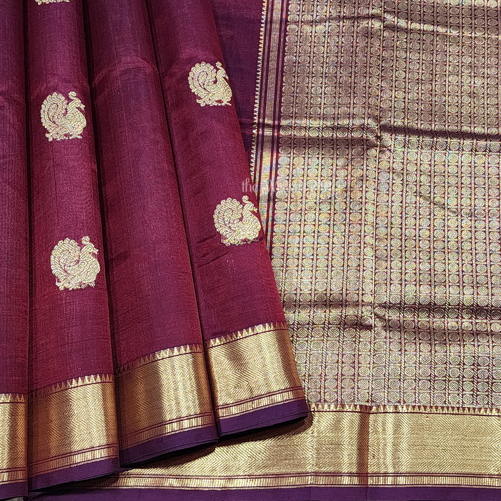 Kanchipuram Silk Cotton Sarees with Zari