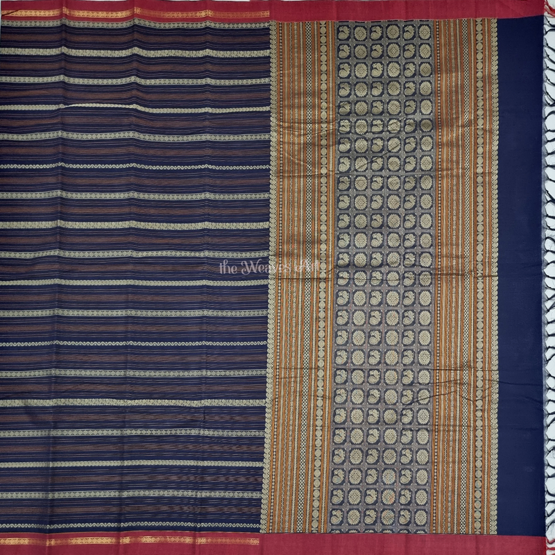 Kanchipuram Stripes Saree