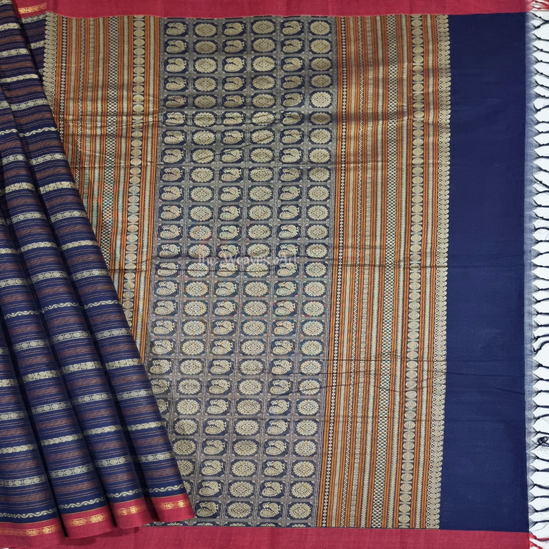 Kanchipuram handloom Cotton Saree