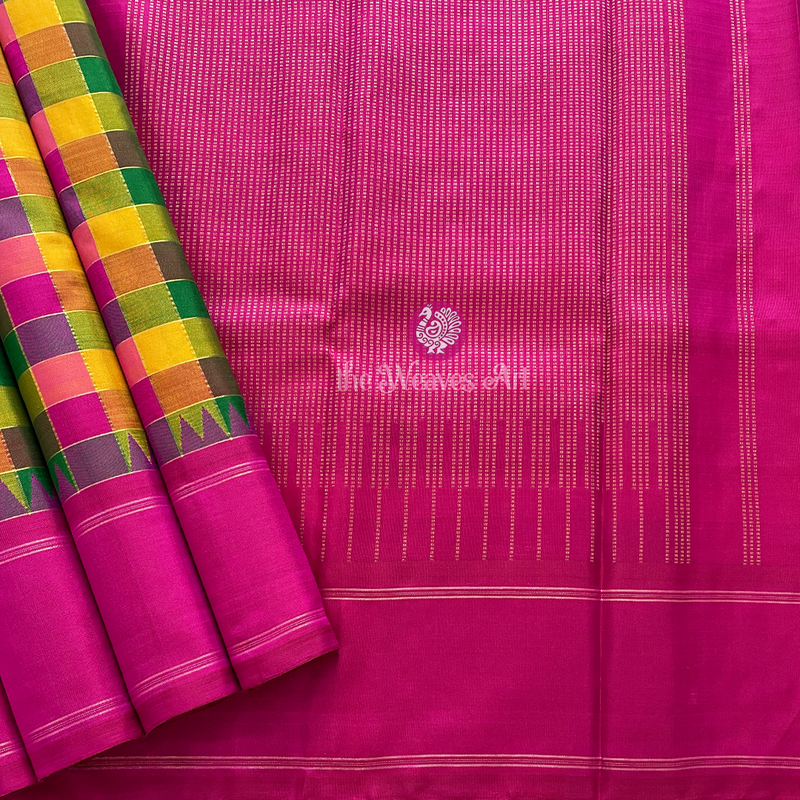 Kanjivaram Palum Pazhamum Pattu Saree