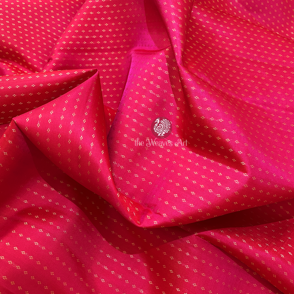 Kanchipuram Pure Silk Saree with Small Border