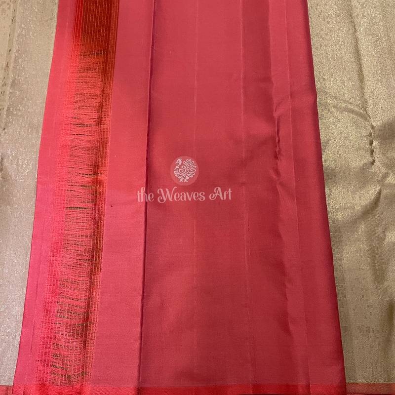 Kanjivaram Pure Silk Saree with Blouse