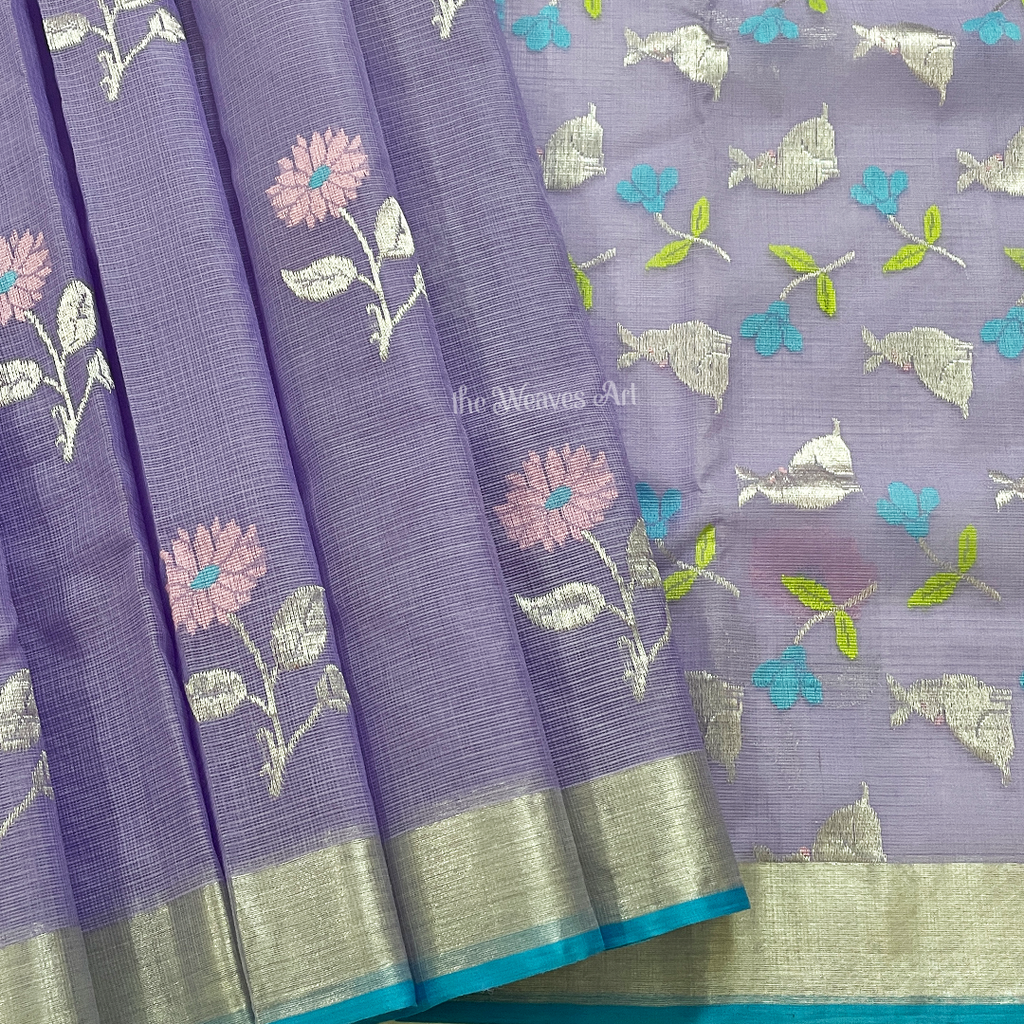 Kota Doria Pure Zari Saree