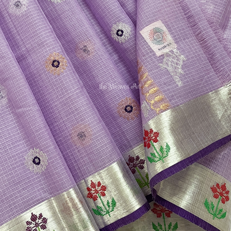 Kota Doria Pure Zari Saree