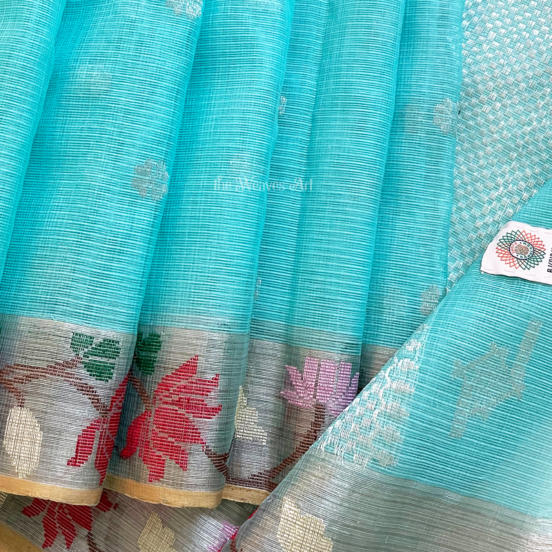 Kota Doria Pure Zari Saree