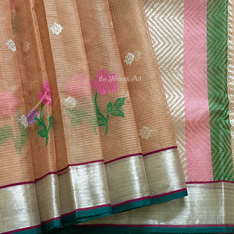 Kota Doria Pure Zari Saree