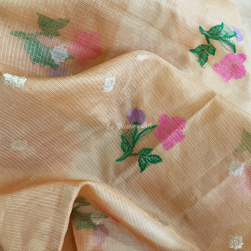 Kota Doria Zari Saree