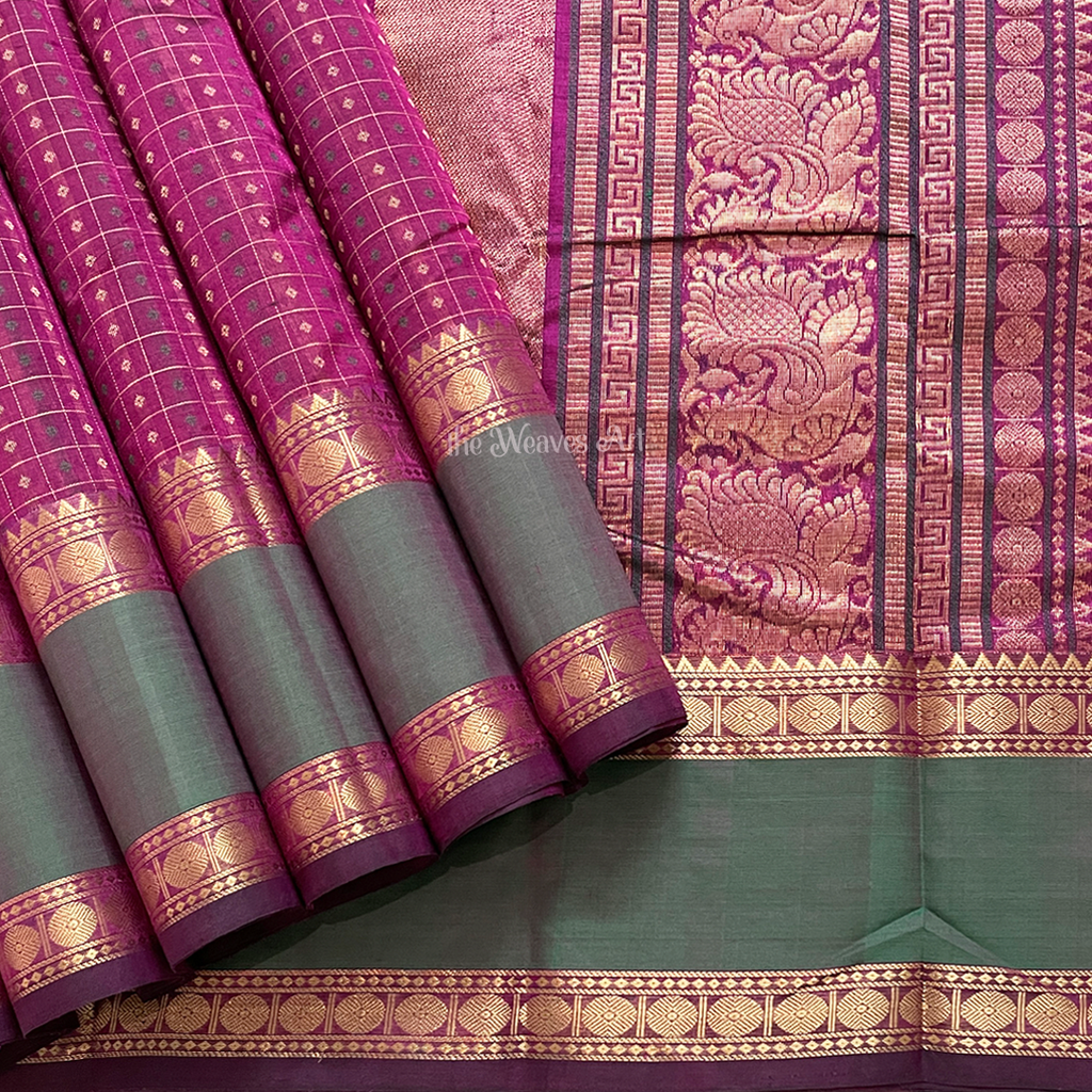 Lakshadeepam Kanchipuram Silk Cotton Saree