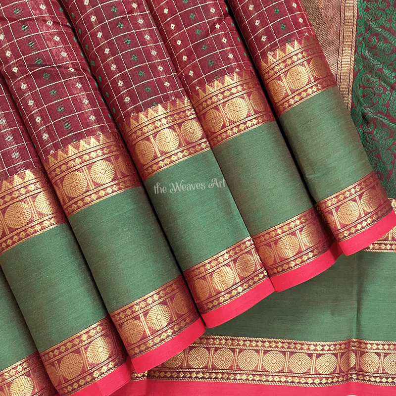 Lakshadeepam Silk Cotton Saree
