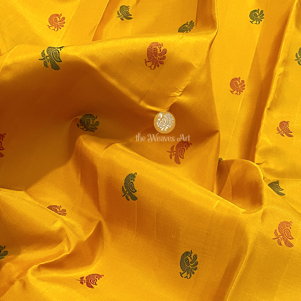 Borderless Kanjivaram Pure silk saree