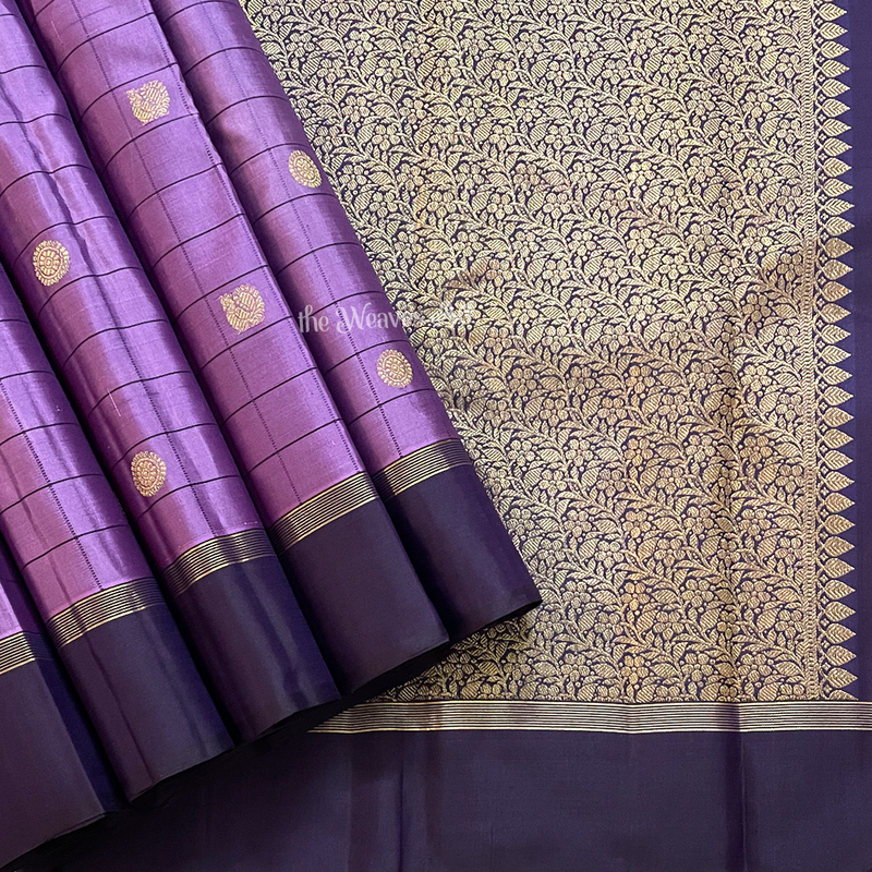 Mayil-Chakram Kanchipuram Pure Silk Saree