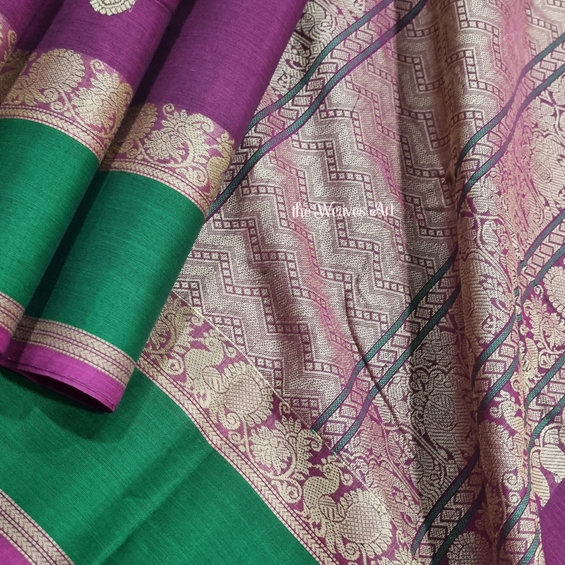 Mayil-Chakram Kanchipuram Saree