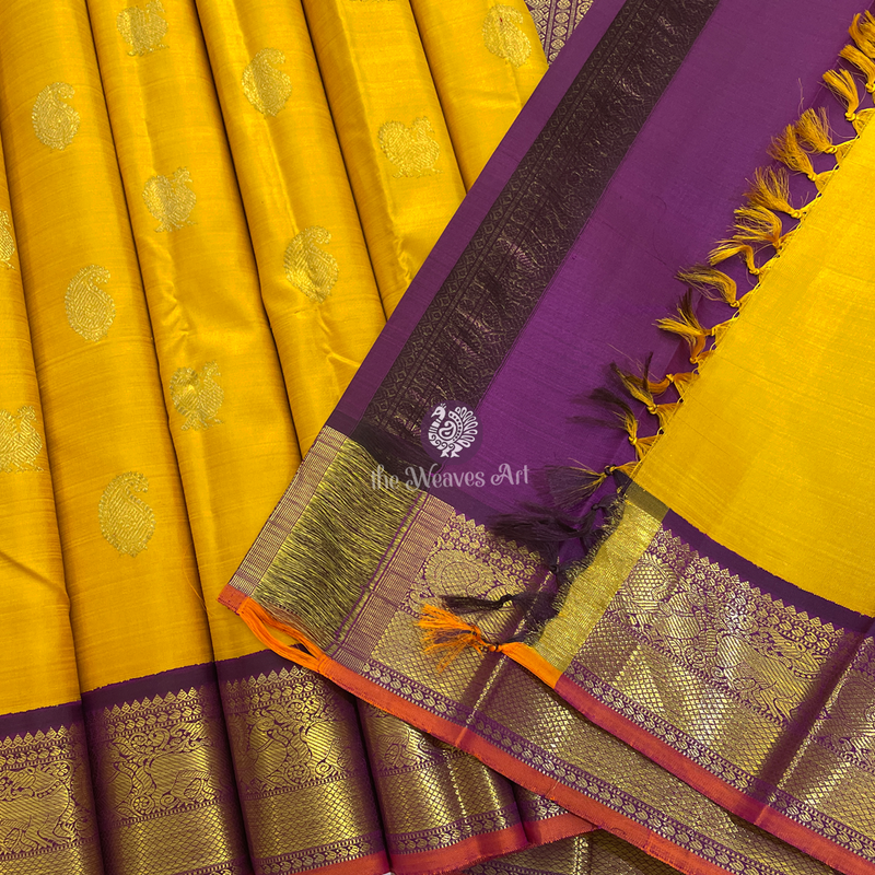 Mayil-Chakram Kanchipuram Sarees