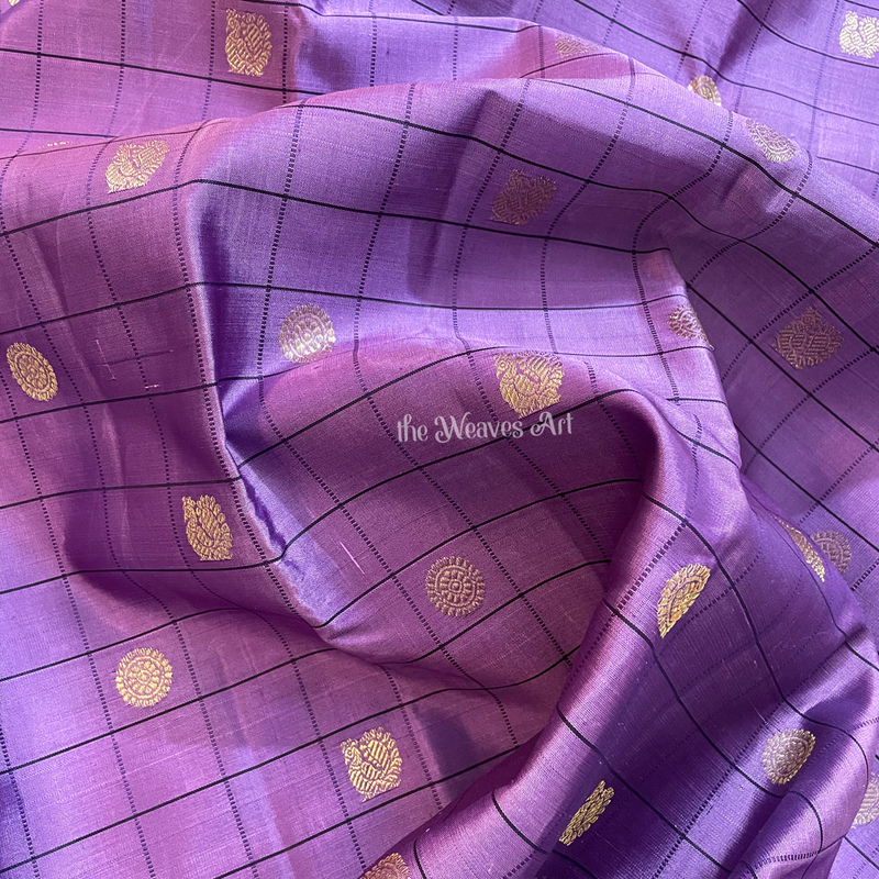 Mayil-Chakram Kanjivaram Silk Saree