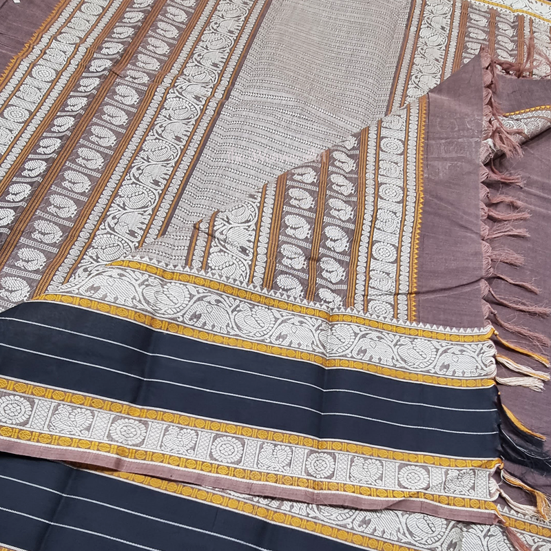 Mayil Chakram Kanchi Cotton Saree