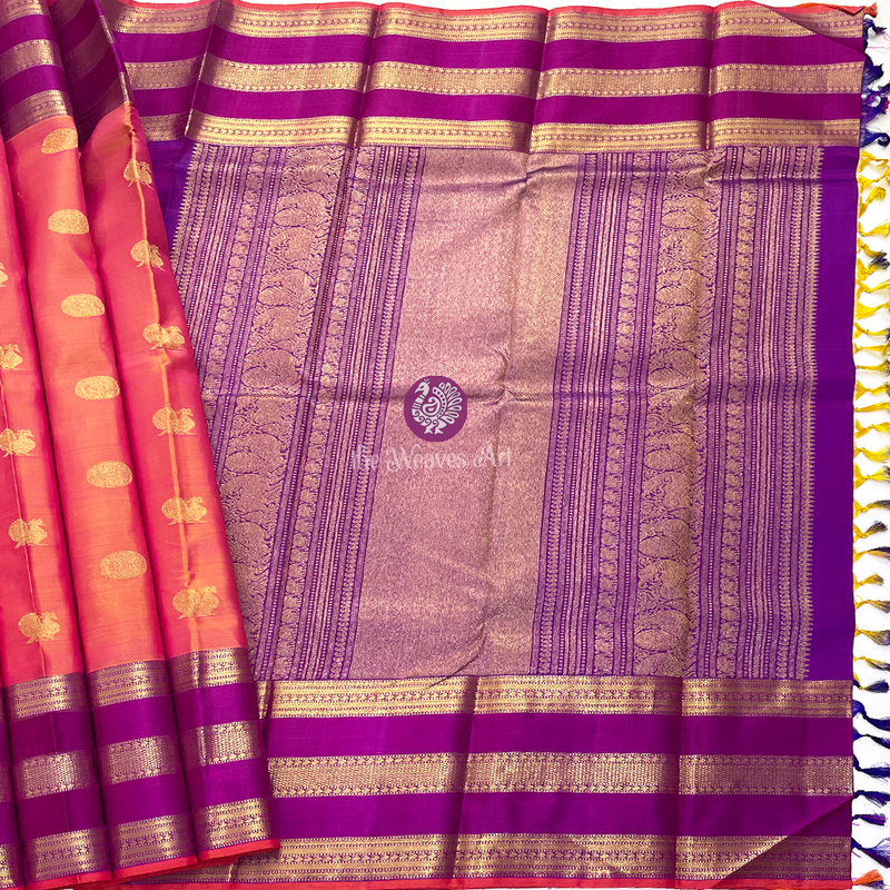 Mayil Chakram Kanjivaram Silk Saree