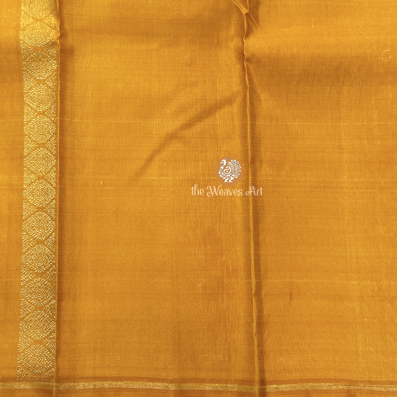 Mustard Color Kanchi Pattu Saree