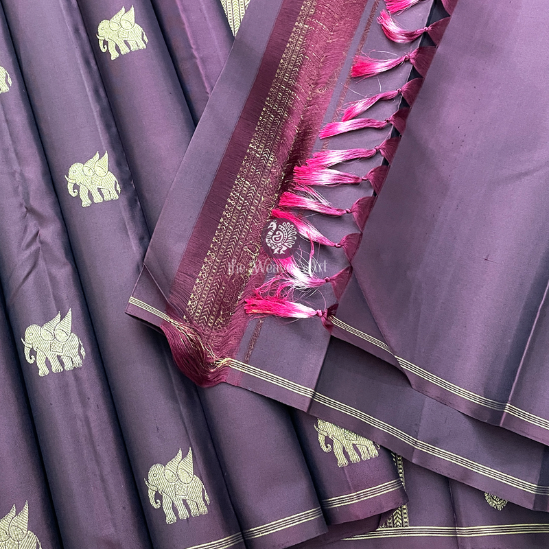 No Border Kanjivaram Sarees