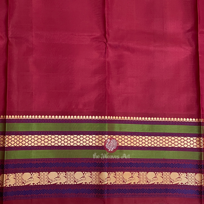 No Zari Kanchipuram Sarees