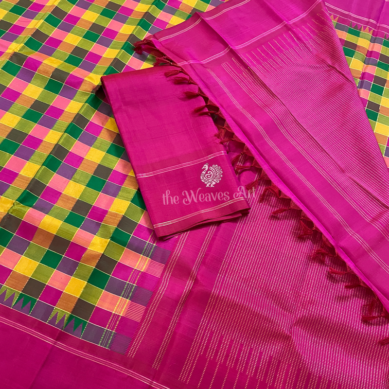 Paalum Pazhamum Kanchipuram Silk Saree