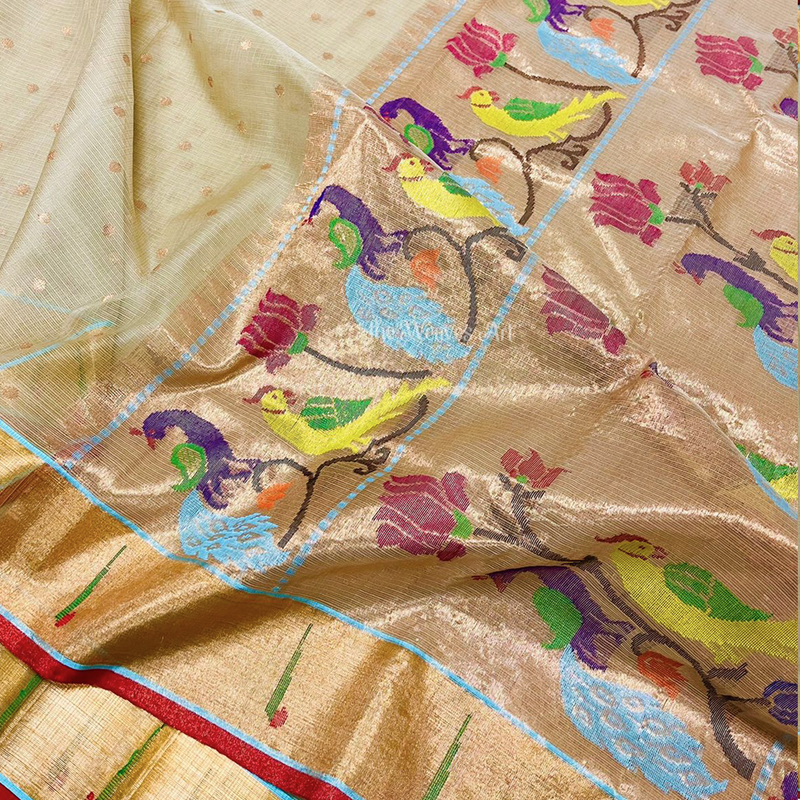 Paithani Kota Doria Saree