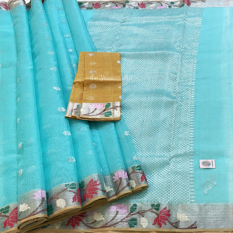 Paithani Lotus Border Saree