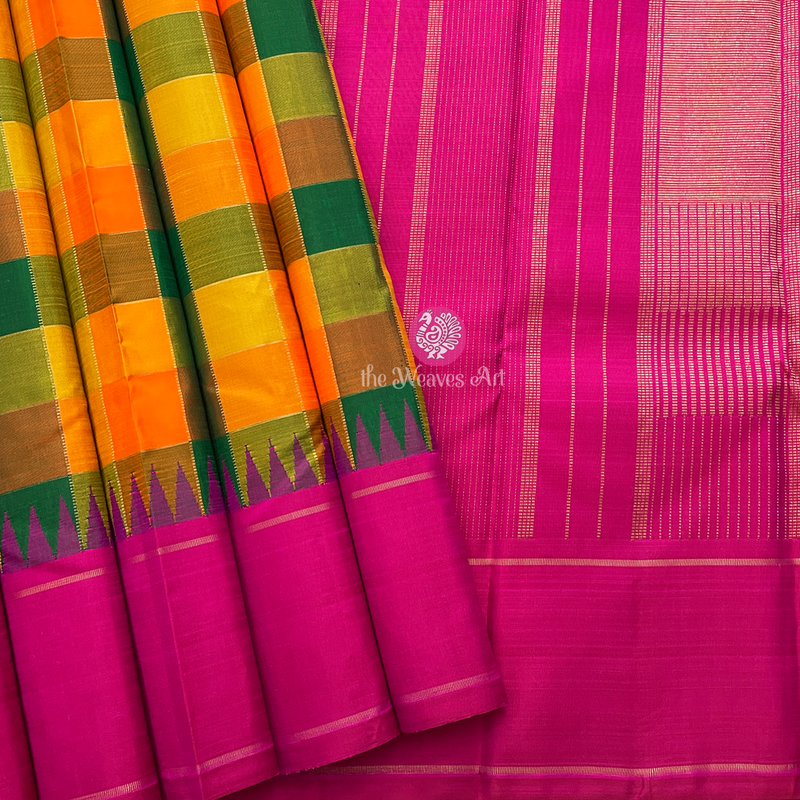 Palum Pazhamum Kanjivaram Saree