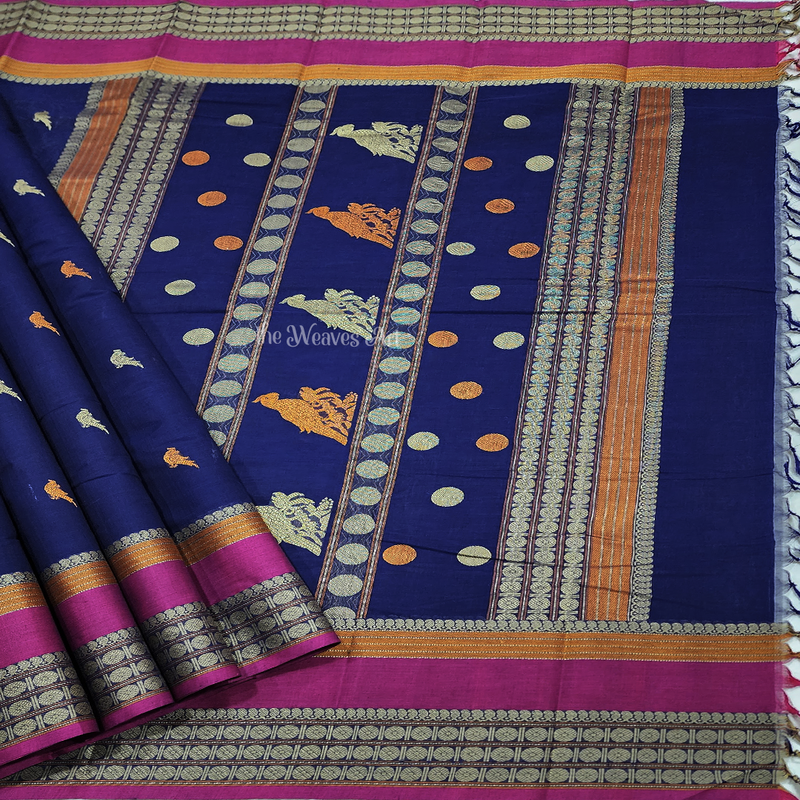 Parrot Motif Kanjivaram Saree