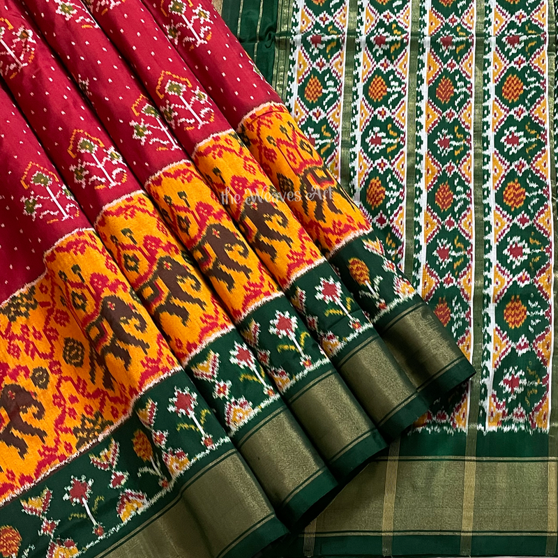 Patola Single Ikat Saree