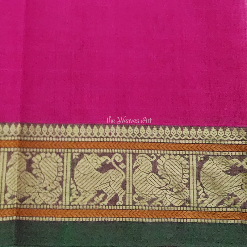 Pink Kanchi Cotton Sarees Online