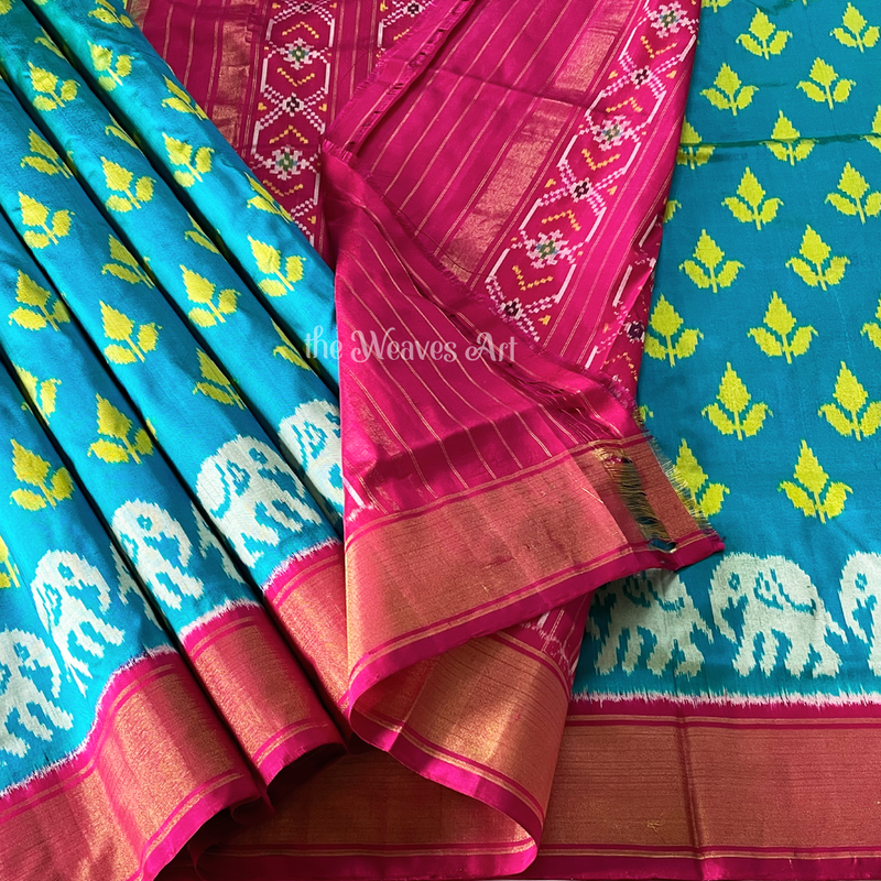 Pochampally Ikkat Silk Saree