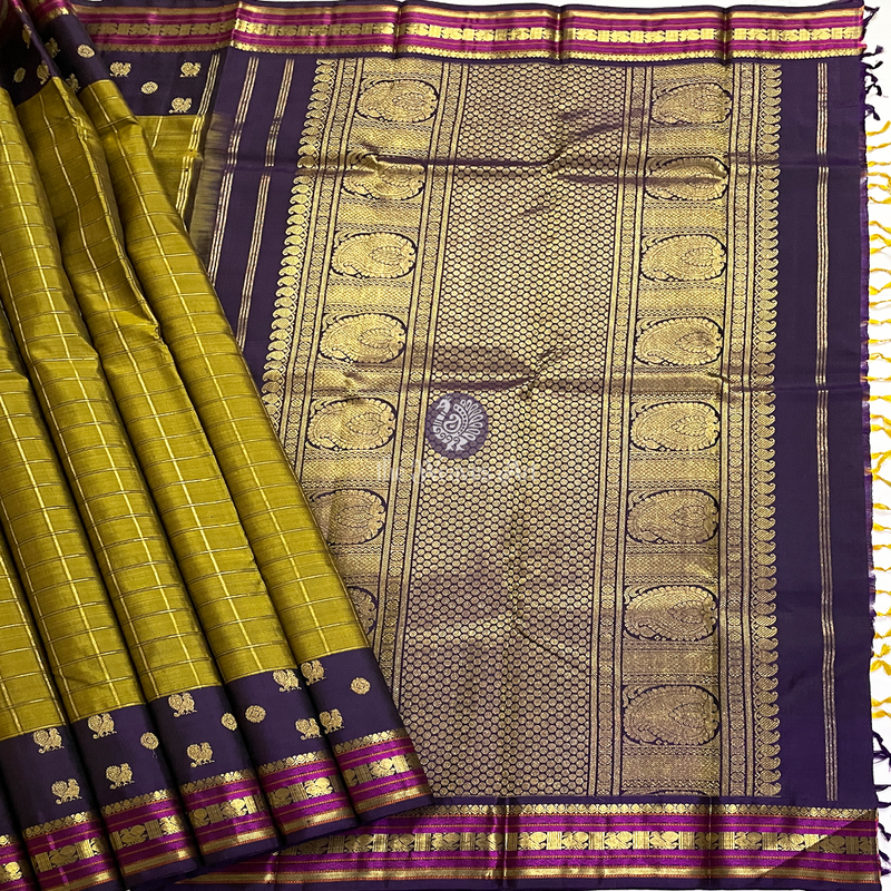 Pure Silk Pure zari Kanchi Sarees