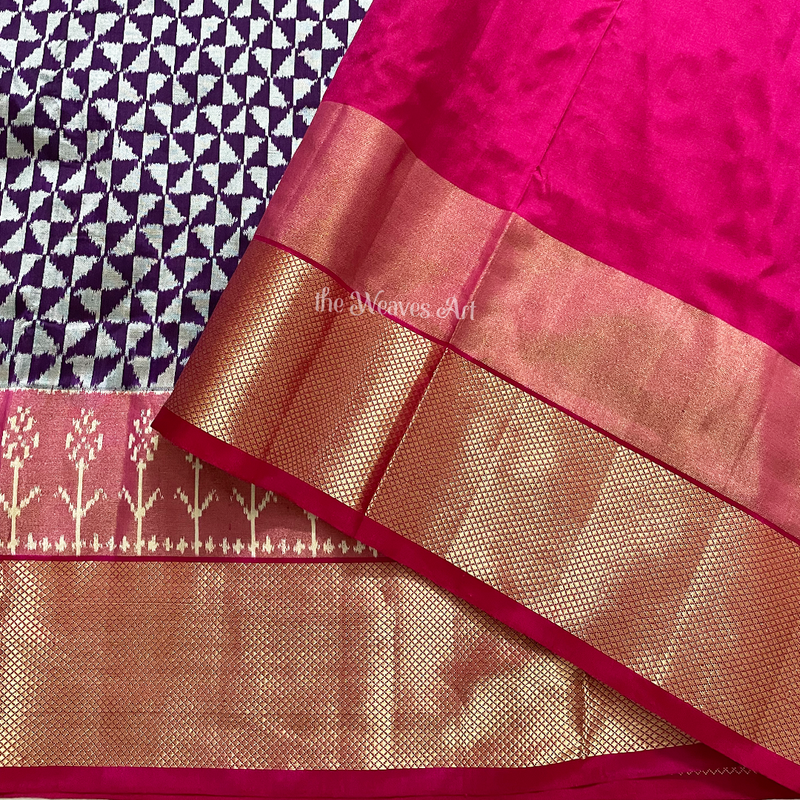 Pure Silk with Kaddi Border