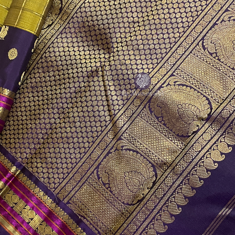 Pure Zari Certificate Kanchi Sarees