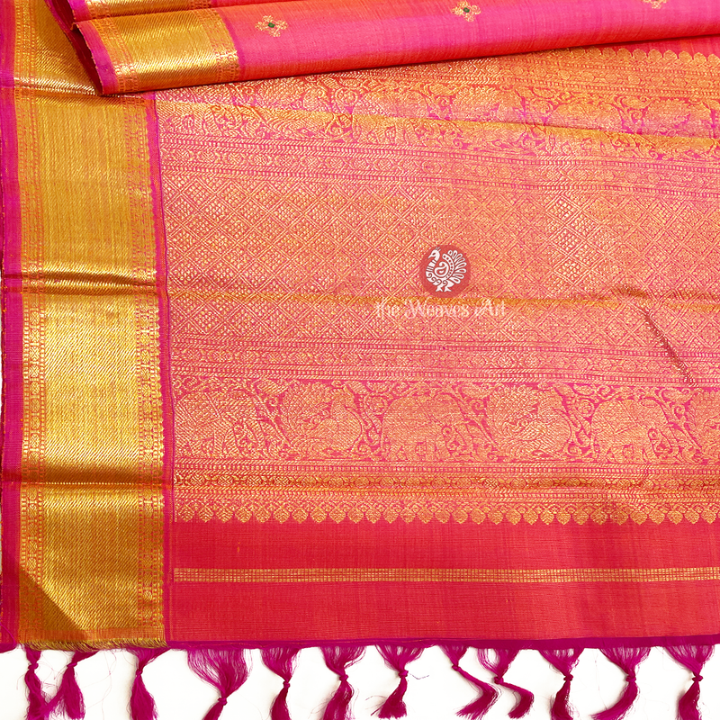Pure Zari Kanchi Sarees