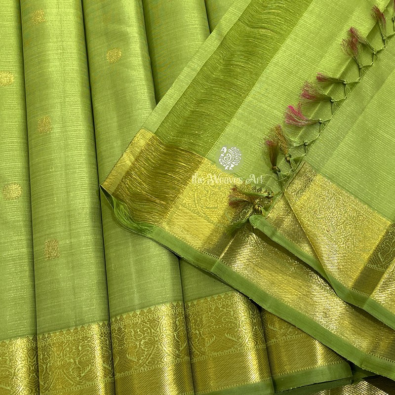 Pure Zari Vaira Oosi Kanchipuram Silk Saree