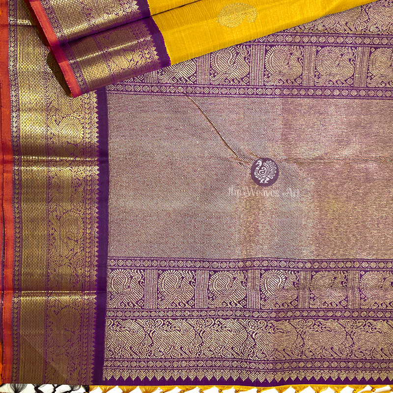 Pure Zari kanchi pattu Sarees