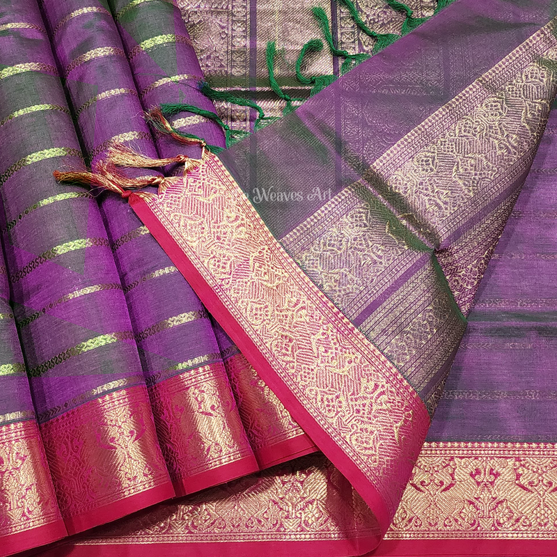 Purple Kanchipuram Sarees