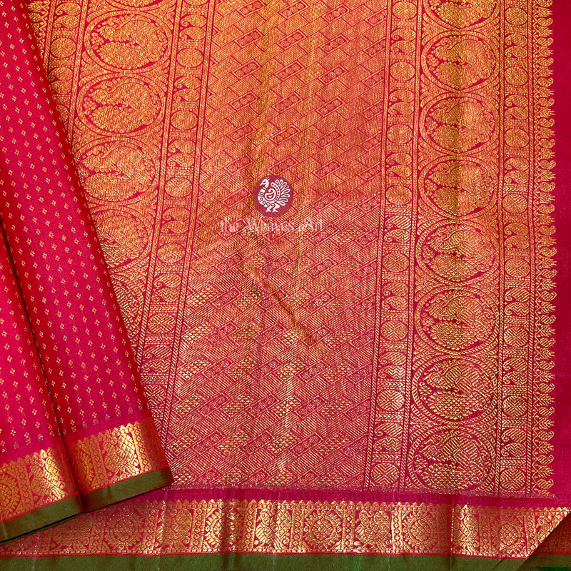 Red Kanchipuram Pure Silk Saree