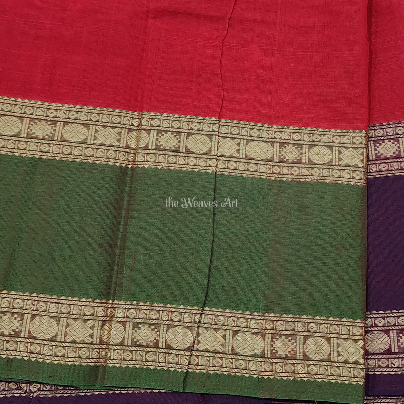 Retta Pettu Border Kanchipuram Saree