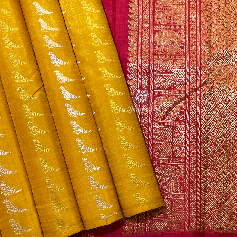 Rising Buttas Kanchipuram Saree