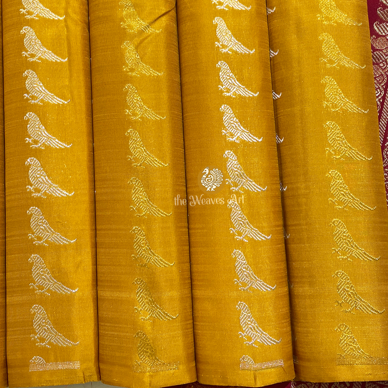Rising Buttas Kanjivaram Pattu Saree