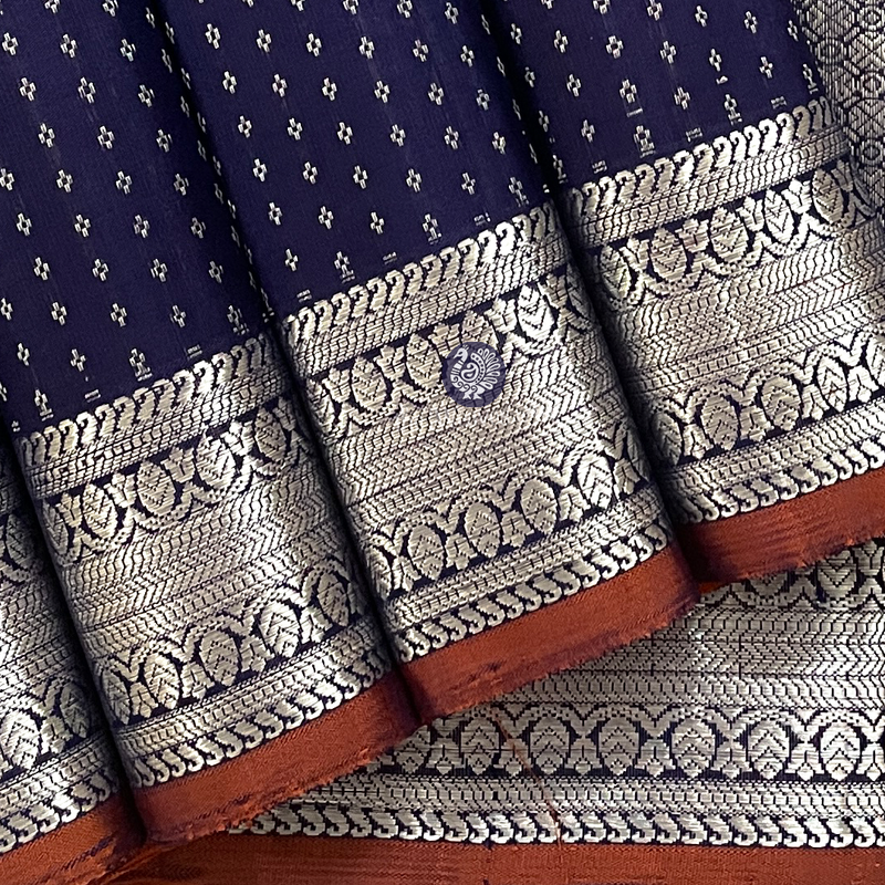 Silver Zari Kanjivaram Sarees