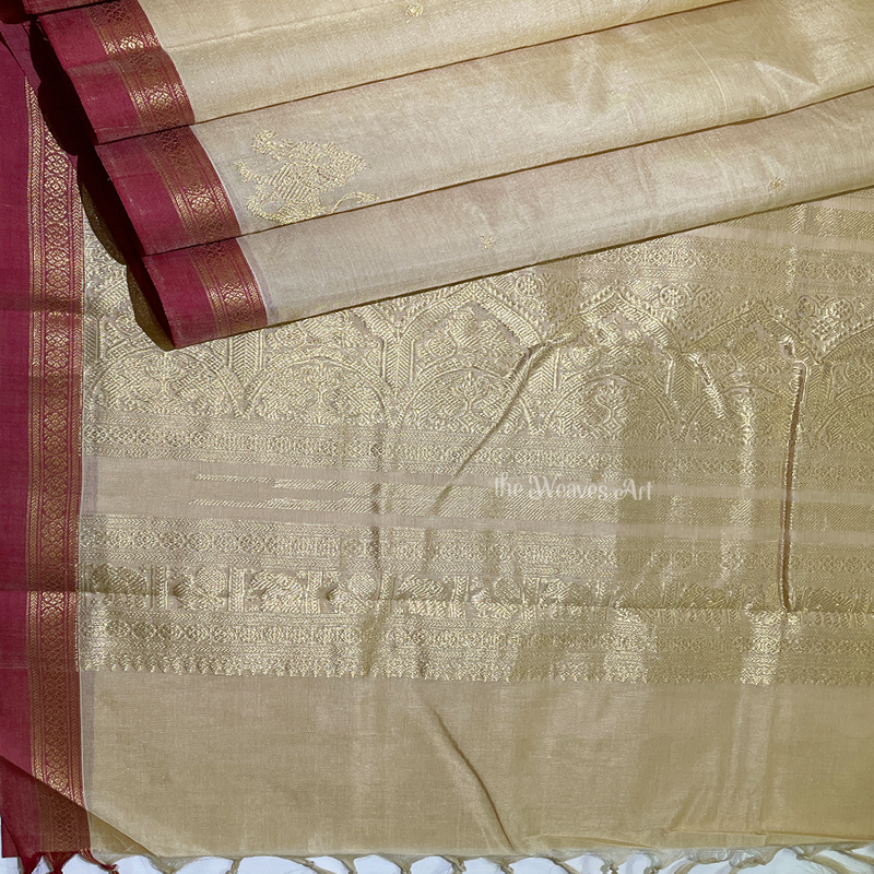 Small Border-Kanchi Silk Cotton Saree