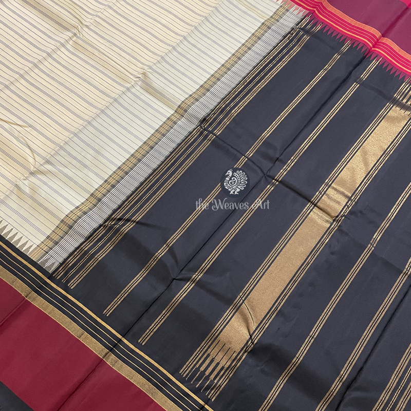 Striped Kanchipuram Sarees