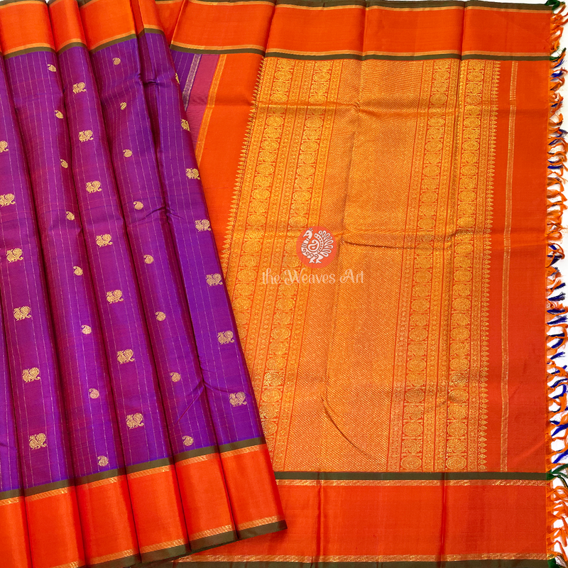 Stripes Kanchi Pattu Sarees