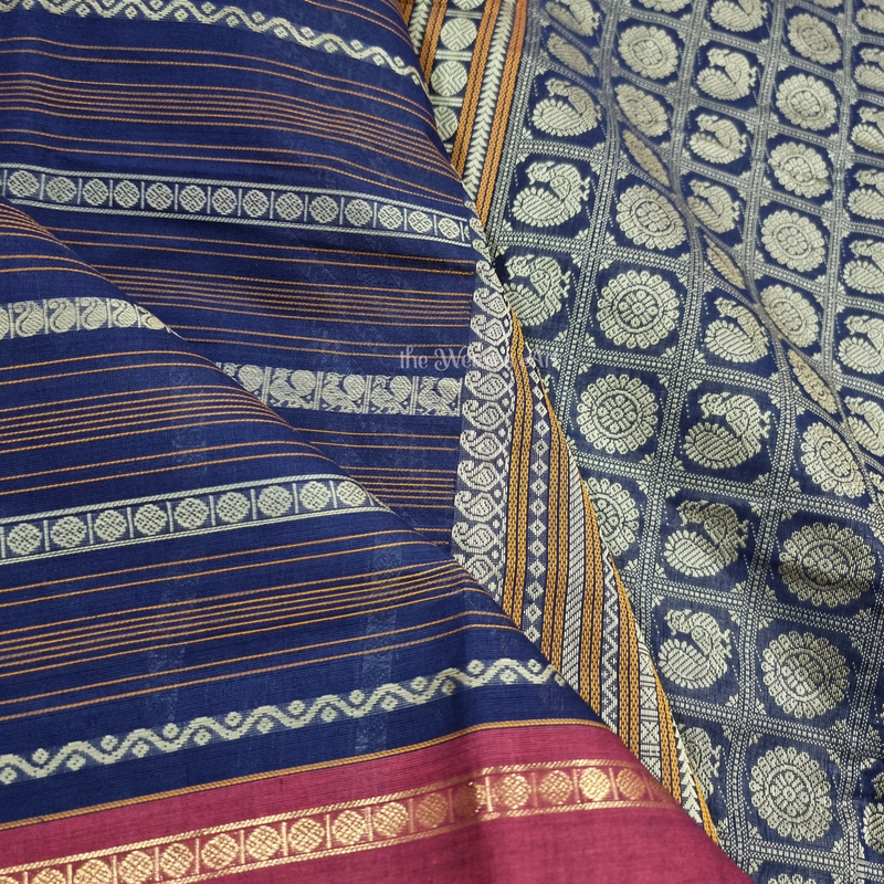 Stripes Kanchipuram Saree